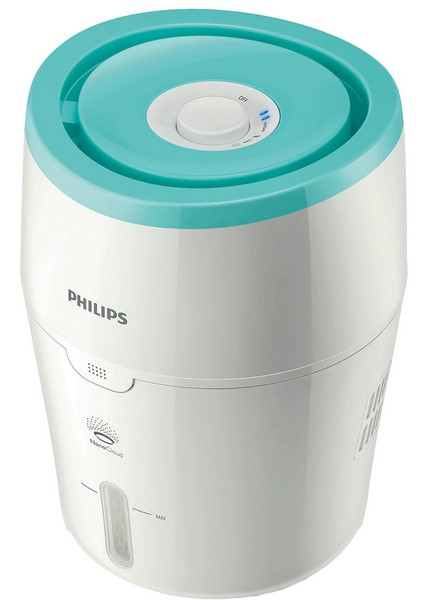 Umidificator de aer Philips HU4801/01, Tehnologie NanoCloud, 200 ml/h, Rezervor 2 l, Alb/Verde - Philips [2]