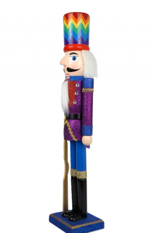 Spargator de nuci ornament Pusca Albastru/Mov Sclipici_9989-17 [4]