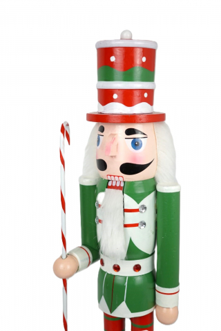 Spargator de nuci ornament Acadea bat Verde/Rosu_9989-13 [4]