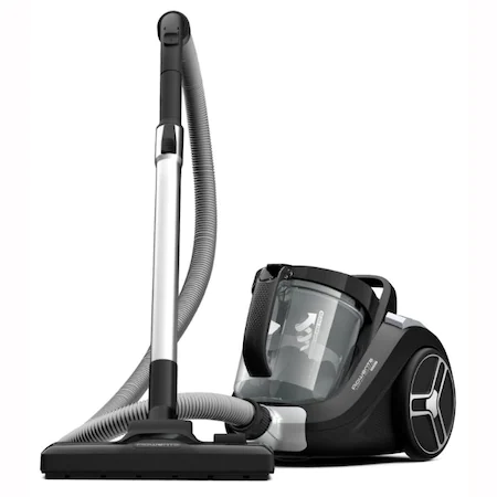 Aspirator fara sac ROWENTA Compact Power XXL RO4825EA, 550W, Clasa A+, 2.5L, Effitech, Clean Express, 8.8m, monicyclonic, perie easybrush, negru [2]