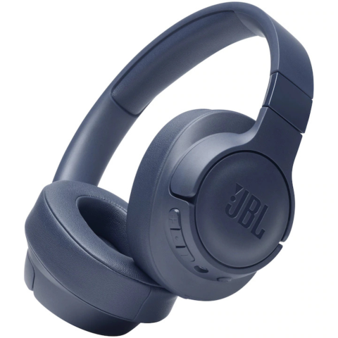 Electronice & gadgeturi - Casti audio wireless over-ear JBL Tune 710BT, Bluetooth, Baterie 50H, Pure Bass Sound, Microfon, Albastru