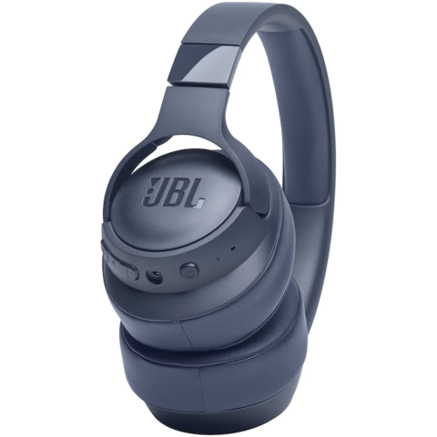 Casti audio wireless over-ear JBL Tune 710BT, Bluetooth, Baterie 50H, Pure Bass Sound, Microfon, Albastru [1]