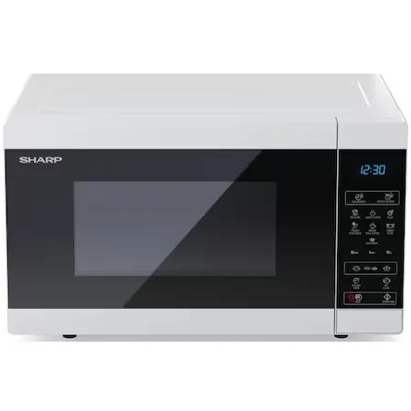 Cuptor cu microunde Sharp YC-MS51ES, 25 l, 900 W, Digital, EasyClean, Eco Function, Child Lock, Argintiu-Negru [1]
