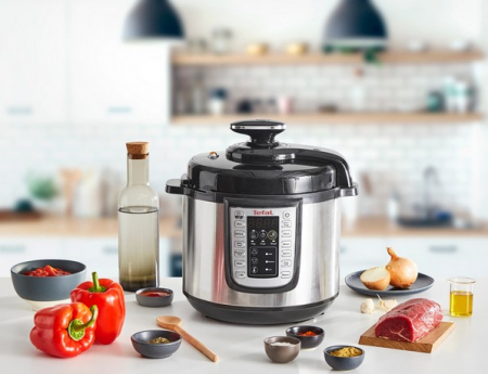 Oala sub presiune electrica Tefal CY505E30 One Pot, 1200 W, 6 L, pastrare la cald, 25 de programe, Negru - Tefal [5]
