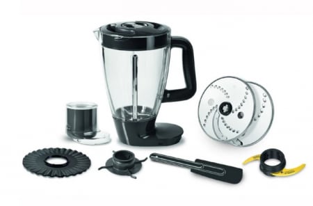 Robot de bucatarie Tefal Double Force DO821838, 1000W, tehnologie PowelixLife, blender capacitate 2L, bol capacitate 3L, sistem EasyLock, Negru - Tefal [1]