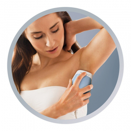 Epilator IPL Remington IPL3500, 350.000 pulsatii, Alb/Gri, design compact [2]