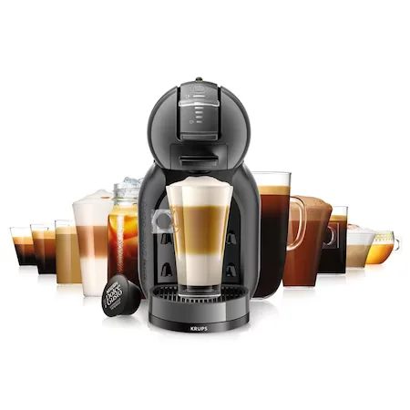 spressor cu capsule KRUPS NESCAFÉ® Dolce Gusto® Mini Me, 15 bari, 1500 W, capacitate rezervor 0,8 L, funcție Eco, gri [3]