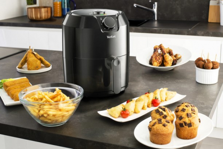 Friteuza fara ulei Tefal Easy Fry Classic XL EY201815, 1500 W, 1.2Kg, temperatura ajustabila 80-200°C, Negru - Tefal [2]