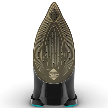 Fier de calcat Tefal FV9844E0 Ultimate Pure, 3200 W, Talpa Durilium AirGlide, Autoclean, jet de aburi 250gr/min, Micro-Calc Filter 2in1, Negru/Bleu [2]