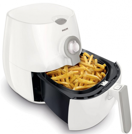 Friteuza fara ulei Philips Airfryer HD9216/80 Daily Collection, capacitate 0.8kg, afisaj Analog, tehnologie Rapid Air, Alb - Philips [3]