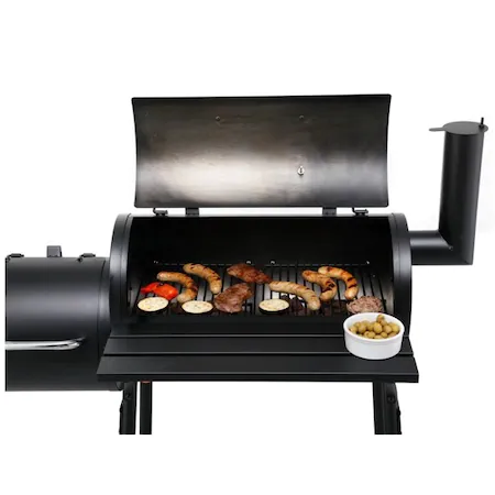 Grătar BBQ și afumător cu reglare de temperatură și ventilație [5]