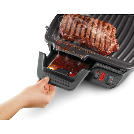 Gratar electric Tefal GC305012 cu suprafata mare de gatit, termostat reglabil si placile detasabile, 2000 W, 600 cm2 [1]