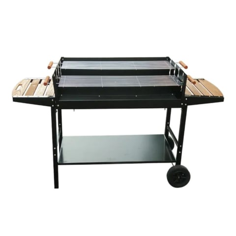 Grătare & BBQ - gratar-carbuni-KY28030AU-cu-polite-laterale-roti-transport-manere-lemn.jpg