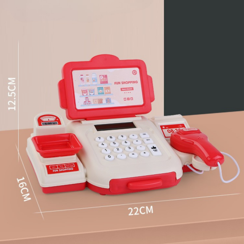 Jucarie casa de marat cu scanner si cantar Roz [2]