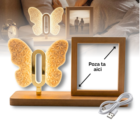 Veioze & Lampi Decorative - lampa-led-fluture-cu-rama-foto.jpg
