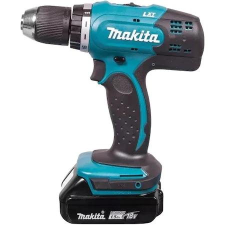 Masina de gaurit si insurubat (bormasina) pe acumulator Makita DDF453SYX5, 18 V, 42 Nm, 1300 RPM, 13/36 mm diametru gaurire, mandrina rapida, 1 acumulator Li-Ion 1.5 Ah, incarcator [2]