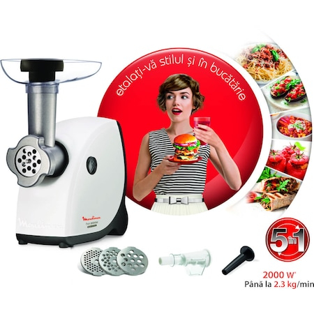 Masina de tocat carne Moulinex ME445A38, 2000 W [1]