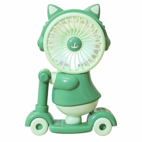 Ventilatoare si racitoare aer - mini-ventilator-pisicuta-verde.jpg