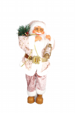 Decoratiuni - figurina-mos-craciun-duoguo-45cm-roz-alb.jpg