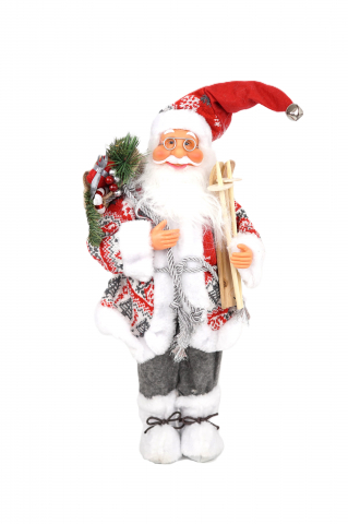 Decoratiuni - figurina-mos-craciun-cu-sac-si-schiuri-45cm-rosu-alb.jpg
