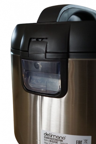 Oala electrica Delimano Primo, 2 litri, temporizator de 24 ore, afisaj LED, 4 programe presetate, functie de pornire intarziata, functie de mentinere a temperaturii, vas cu invelis antiaderent, 476 W [1]