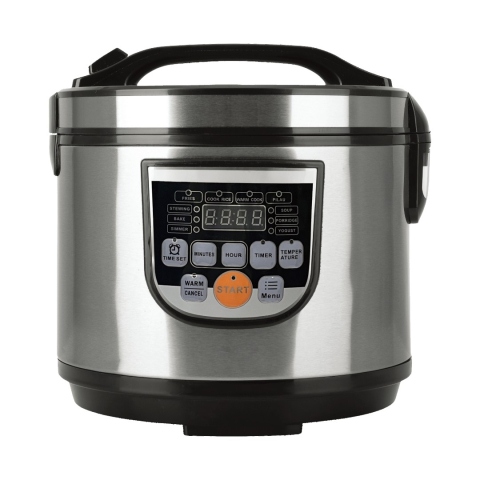 Electrocasnice mici de bucătărie - Oală electrică digitală Homestar HS-RC5.0, capacitate 5 litri, panou digital, carcasă din inox, multicooker