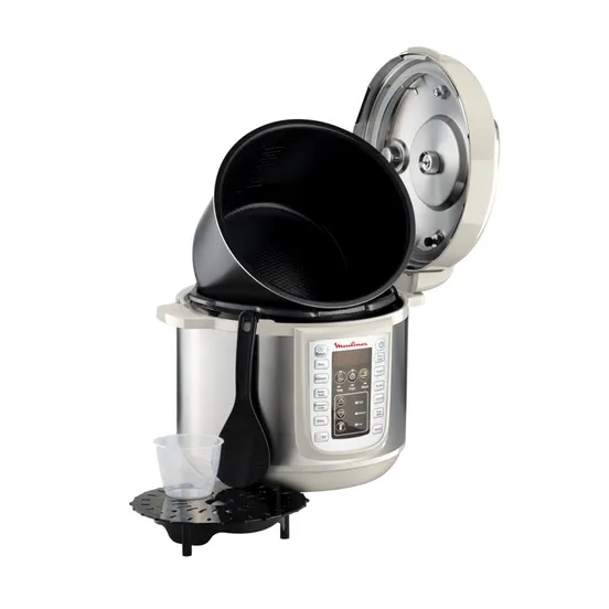 Oala sub presiune electrica Moulinex CE505A10 One Pot, 1200 W, 6 L, 25 de programe, pastrare la cald, Alb [1]
