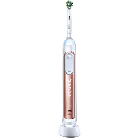 Periute de dinti electrice - Periuta-de-dinti-electrica-ORAL-B-Genius-X-Inteligența-artificială-Bluetooth-Curatare-3D-Roz.jpg
