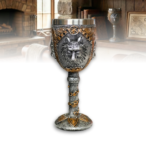 Cani Medievale - pocal-medieval-wolf-rasina-inox-200ml.jpg
