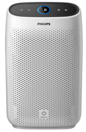Purificatoare de aer - Purificator de aer Philips AC1214/10, Tehnologie AeraSense, Tehnologie VitaShield, Feedback real privind calitatea aerului, Conectivitate Bluetooth, 4 setari manuale, 3 moduri automate, afisaj digital