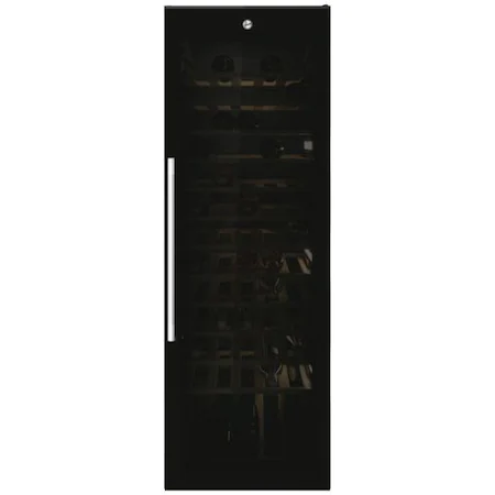 Vitrine de vinuri - Racitor de vinuri Hoover HWC 200EELW/N, 81 sticle, Clasa G, Wi-Fi, Control electronic, Iluminare LED, H 146 cm, Negru