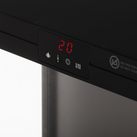 Șemineu electric Adler AD 7755 LED, 2000W, efect flacără 3D, termostat, telecomandă [7]