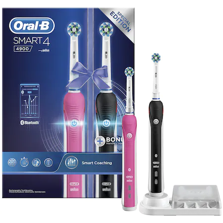 Igiena dentara - Periute-de-dinti-electrice-Oral-B-Smart-4-4900-Roz-Negru.jpg