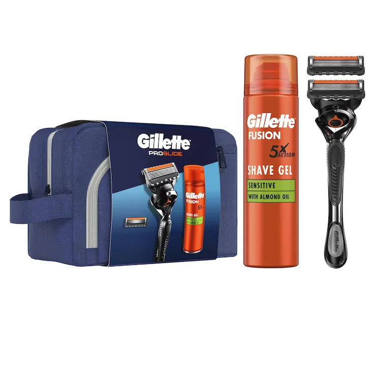Aparate de ras clasice - set-cadou-gillette-proglide-aparat-de-ras-trusa-de-voiaj-ultra-sensitive.jpg