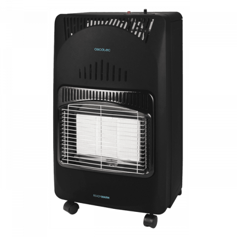 Climatizare & confort - Soba incalzire pe gaz GPL, CECOTEC ready warm 5341, 4200W, 3 trepte de putere, aprindere piezo-electrica, 4.2kW, oprire automata, Negru