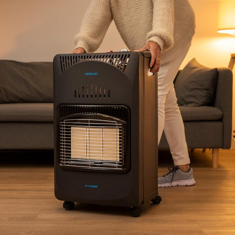 Soba incalzire pe gaz GPL, CECOTEC ready warm 5341, 4200W, 3 trepte de putere, aprindere piezo-electrica, 4.2kW, oprire automata, Negru [3]