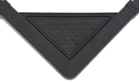 Suport aragaz / frigider, reglabil, latime 38 - 60 cm, lungime 48 - 70 cm, 100 kg, cu rotile, negru [4]
