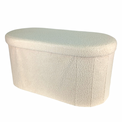 Scaune taburet & pufuri - taburet-tapitat-depozitare-oval-75x38x36-Crem.jpg