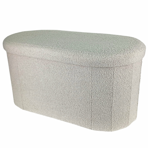 Scaune taburet & pufuri - taburet-tapitat-depozitare-oval-75x38x36-alb.jpg