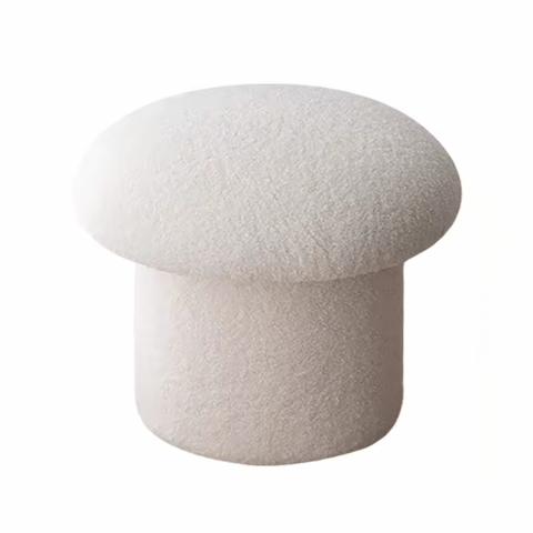Casa & Bucatarie - taburet-rotund-tip-ciuperca-boucle-crem-36cm.jpg
