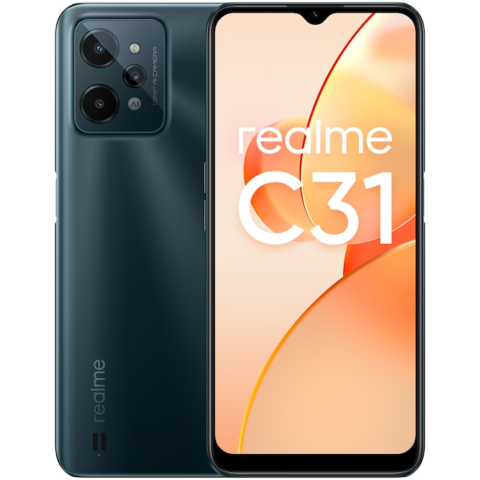 Electronice & gadgeturi - Telefon mobil Realme C31, Dual Sim, 3GB RAM, 32GB, 4G, Dark Green