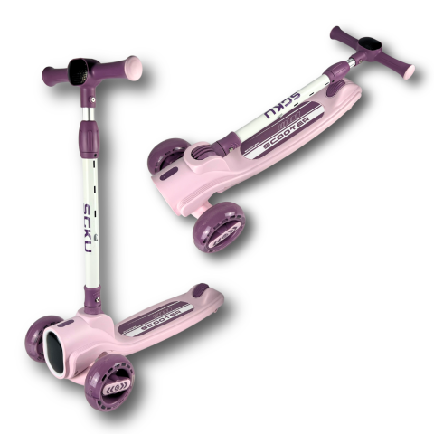 Trotinete - trotineta-copii-pliabila-roti-led-mov.jpg