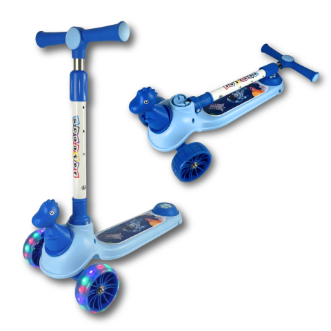 Trotinete - trotineta-copii-3-roti-led-muzica-albastru.jpg