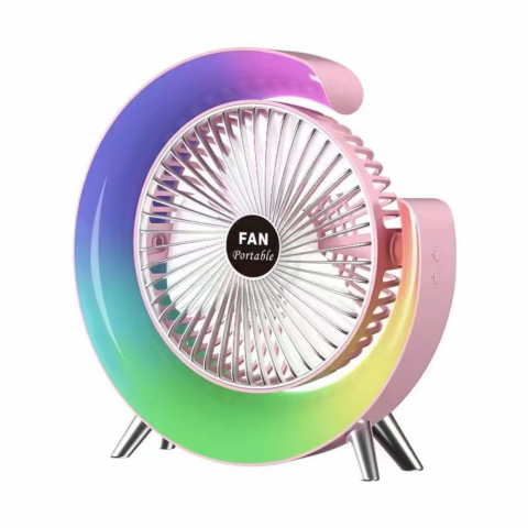 Ventilatoare si racitoare aer - ventilator-birou-rgb-usb-c-roz.jpg