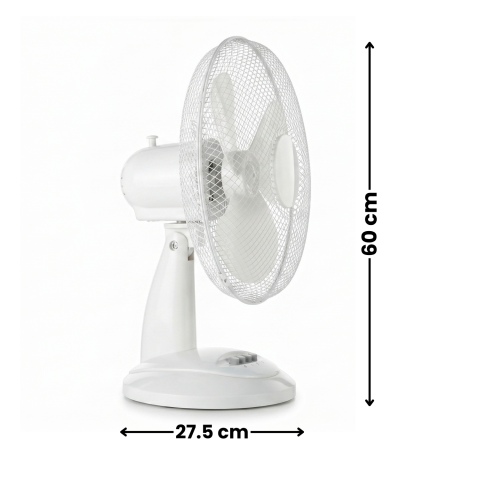 Ventilator de masa, Putere de 35W, 3 Trepte de Viteza, Functie de oscilatie, Diametru 44.5 cm [4]