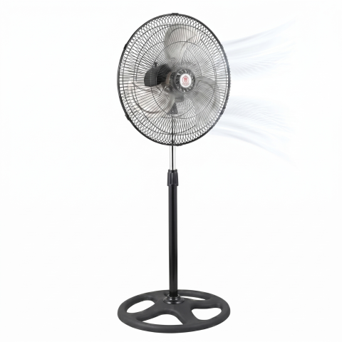 Ventilatoare - Ventilator de Podea, Putere 55W, 3 Trepte de Viteza, 220V - 240V, 3 Pale din Aluminiu, Diametru 28 cm