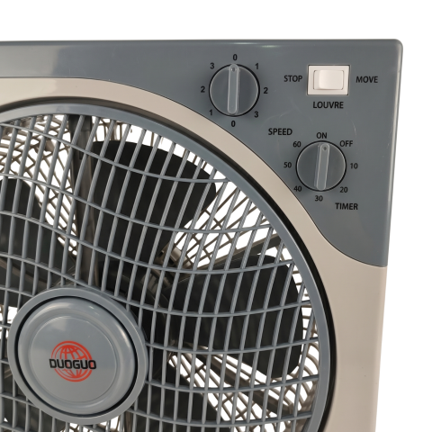 Ventilator de podea, Putere de 40W. 3 Trepte de Viteza, Temporizator de 60 minute, Grijal rotativ, Diametru 30 cm [4]