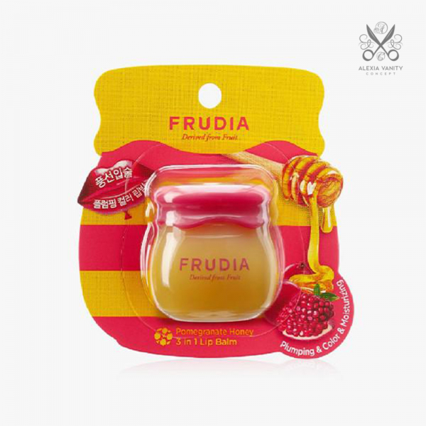 Balsam de Buze pentru Volum / Nuantare / Hidratare cu Rodie si Miere Frudia 3 in 1 Lip Balm, 10ml [3]