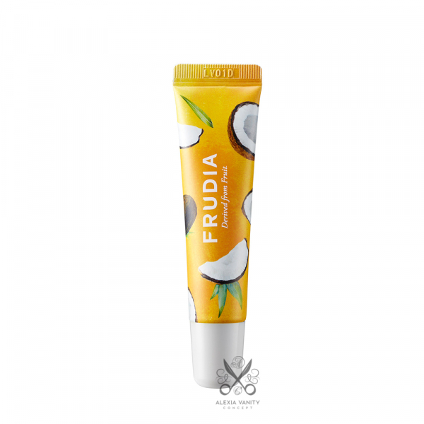 Crema Reparatoare pentru Buze cu Cocos si Miere Frudia Salve Lip Cream, 10g [2]