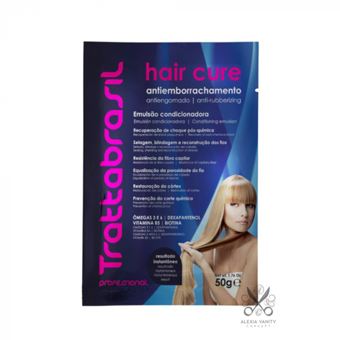 Masca Braziliana Tratament Capilar de Urgenta pentru Refacerea Parul Procesat Chimic Maxiline Hair Cure 50g [2]